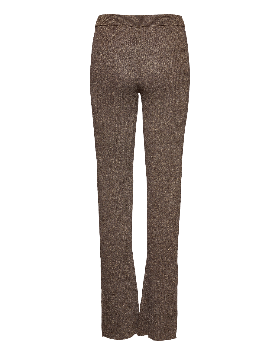 Stylein - PEARLY TROUSERS - leveälahkeiset housut - bronze/gold - 2