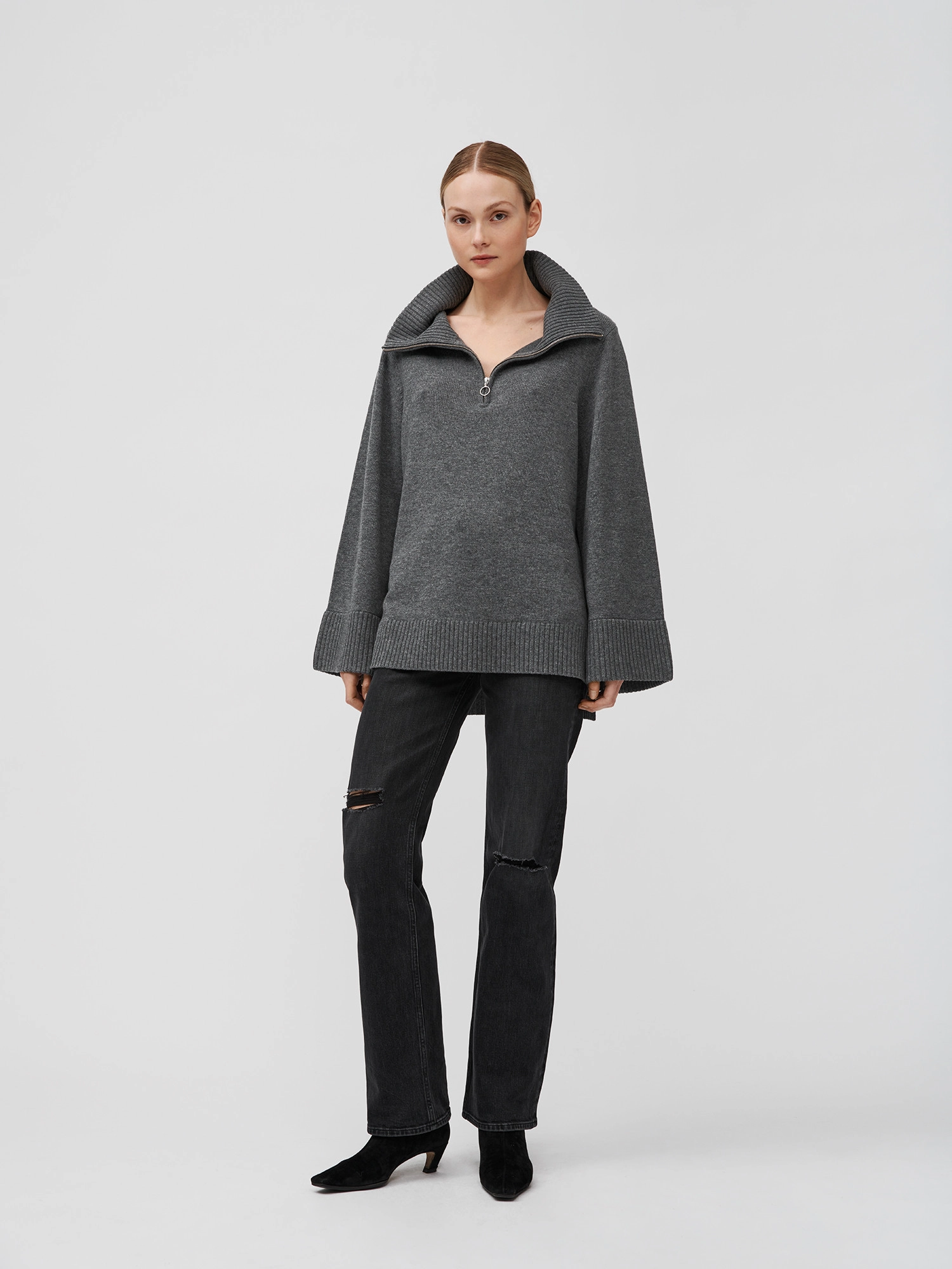 Stylein - ROYDEN SWEATER - dark grey - 2