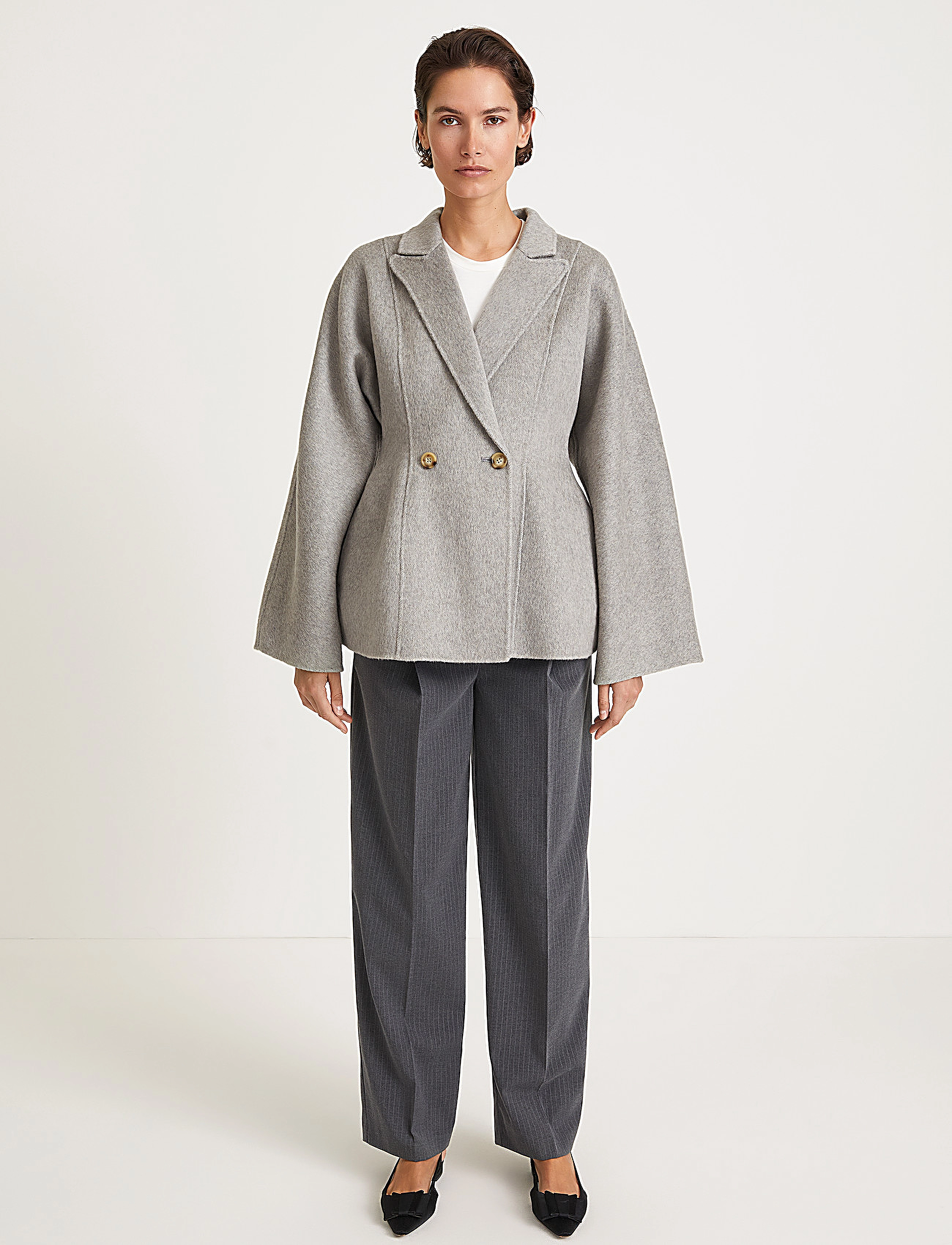 Stylein Tanaro Jacket, XL, Blazer, Grau - Double Breasted Frauen