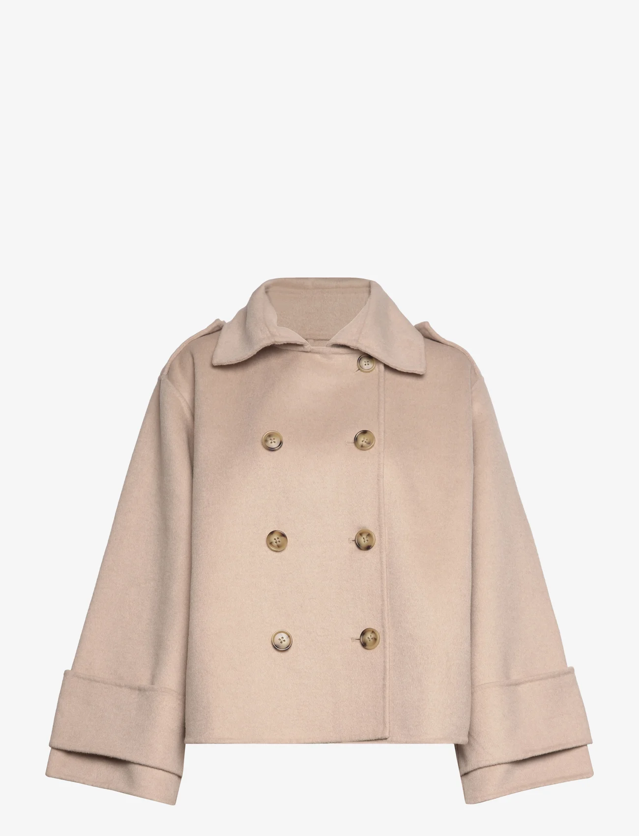 Stylein - TERAMO COAT - wool jackets - beige - 0