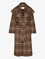 Stylein - TERMOLI COAT - Žieminiai paltai - brown check - 0