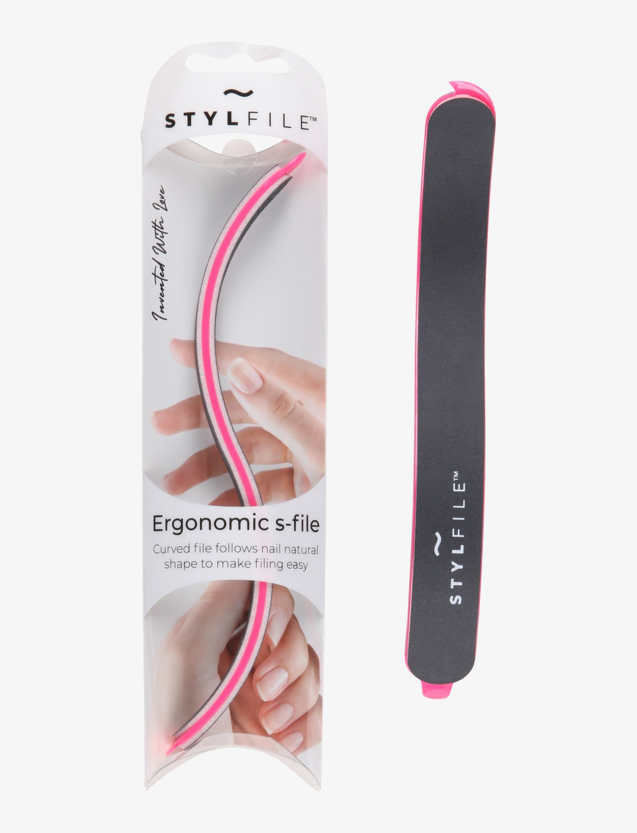 Stylpro - Stylfile Curved 3 in 1 S-Shape Nail File - sminke - no color - 2