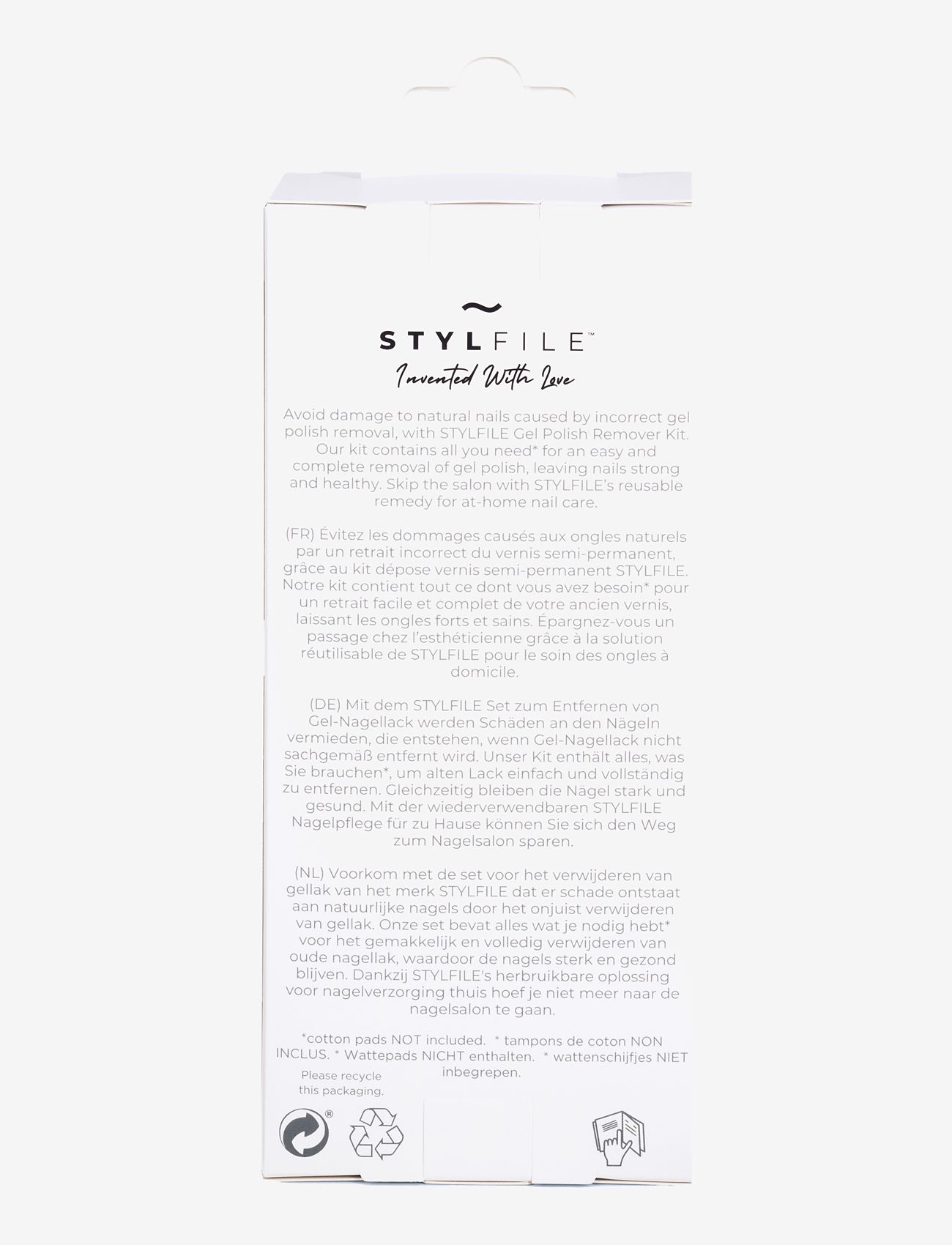 Stylpro - Stylfile Gel Polish Remover Complete Kit - makeup - no color - 2