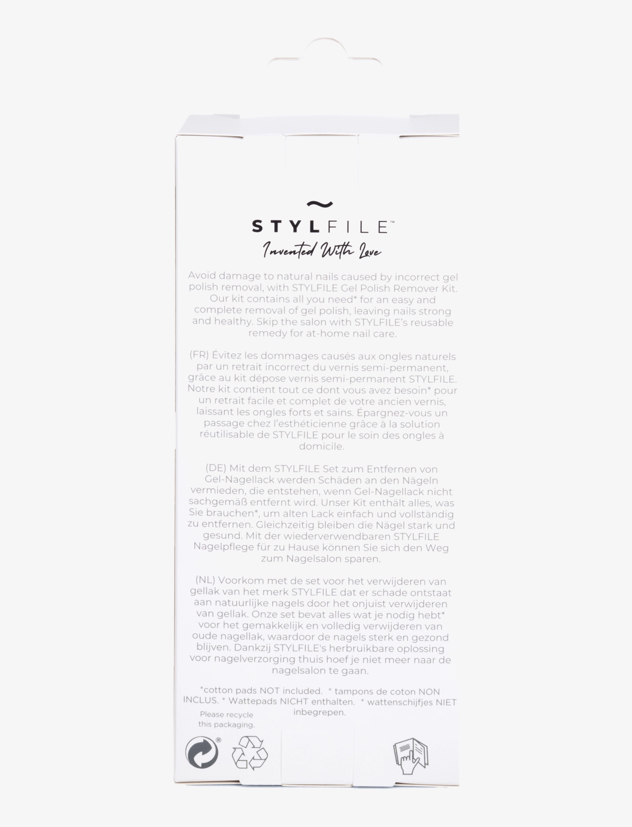 Stylpro - Stylfile Gel Polish Remover Complete Kit - sminke - no color - 2