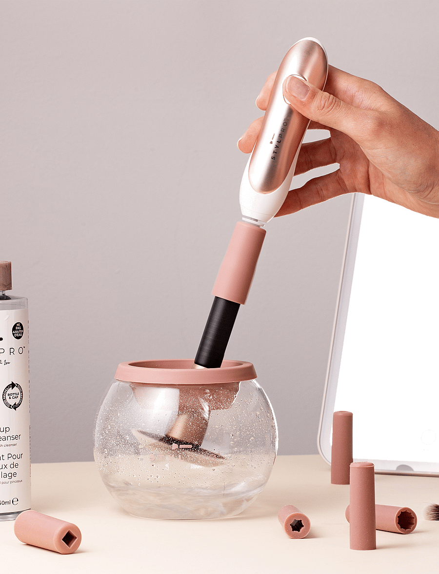 Stylpro - STYLPRO Makeup Brush Cleaner and Dryer Gift Set - makeup - pink - 0