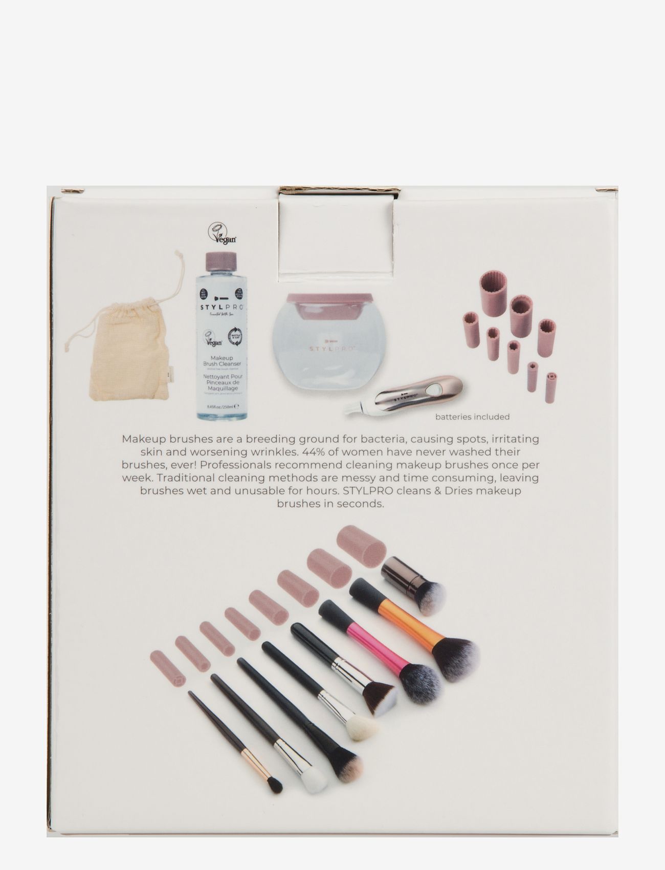 Stylpro - STYLPRO Makeup Brush Cleaner and Dryer Gift Set - festtøj til outletpriser - pink - 2