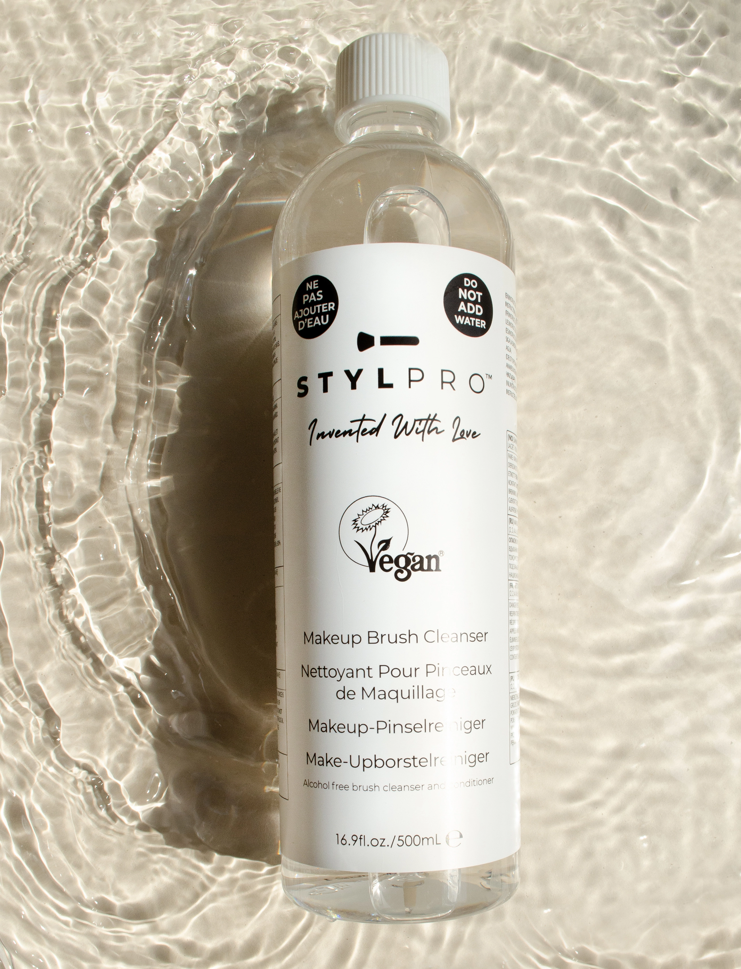 Stylpro Stylpro Makeup Brush Cleanser Solution 500ml, 500 ml, Nude, Ansigt > Rensemidler, Dame
