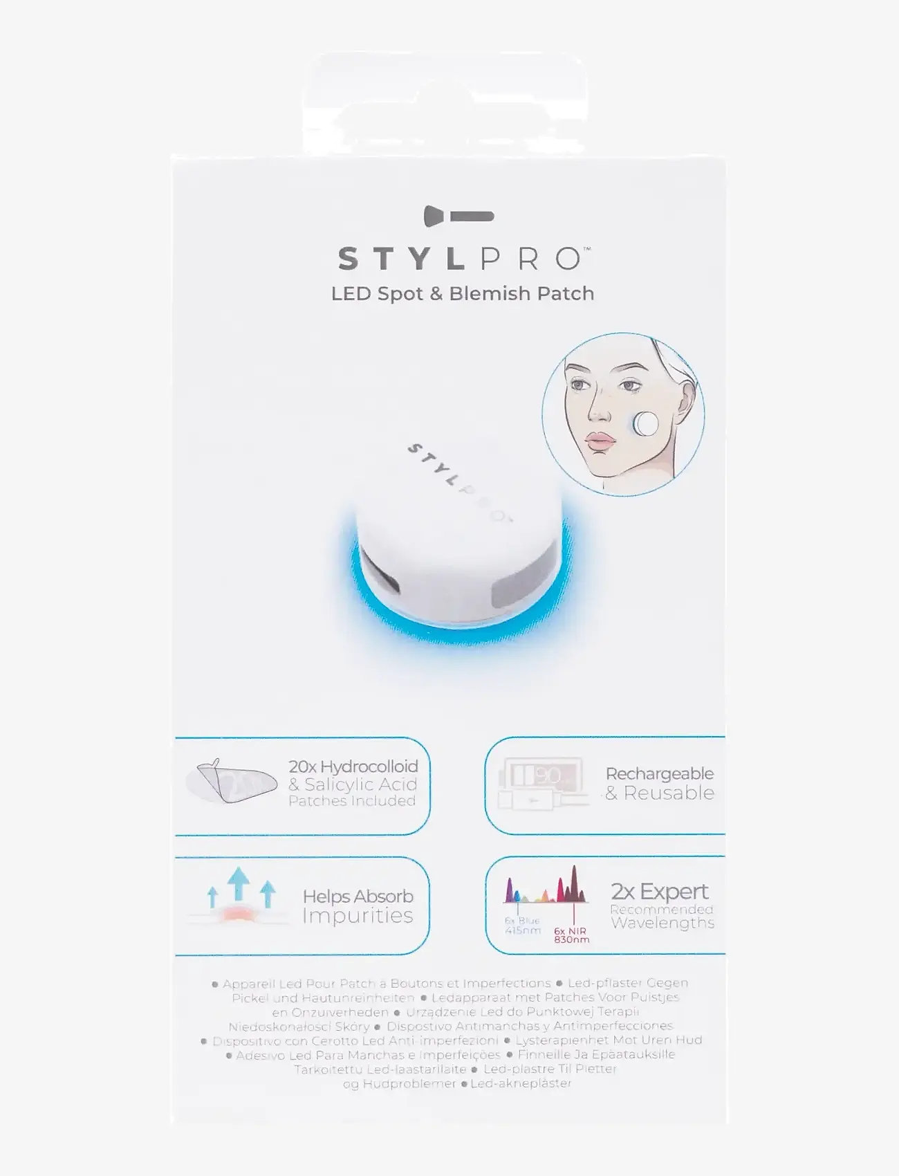 Stylpro - STYLPRO LED Spot & Blemish Patch - beauty tech - white - 1