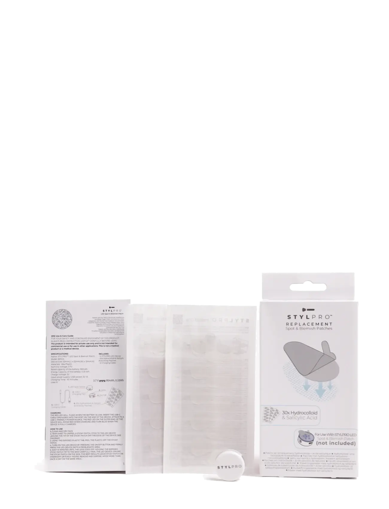 Stylpro - STYLPRO LED Spot & Blemish Patch - skaistumkopšanas ierīces - white - 2