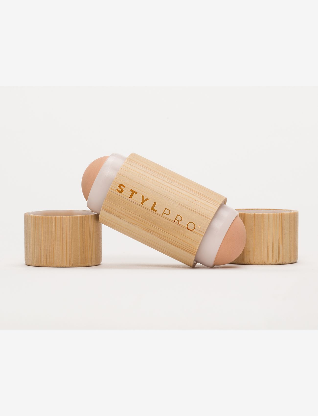 Stylpro - Stylpro Volcanic Bamboo Roller - gua sha & face rollers - natural - 3