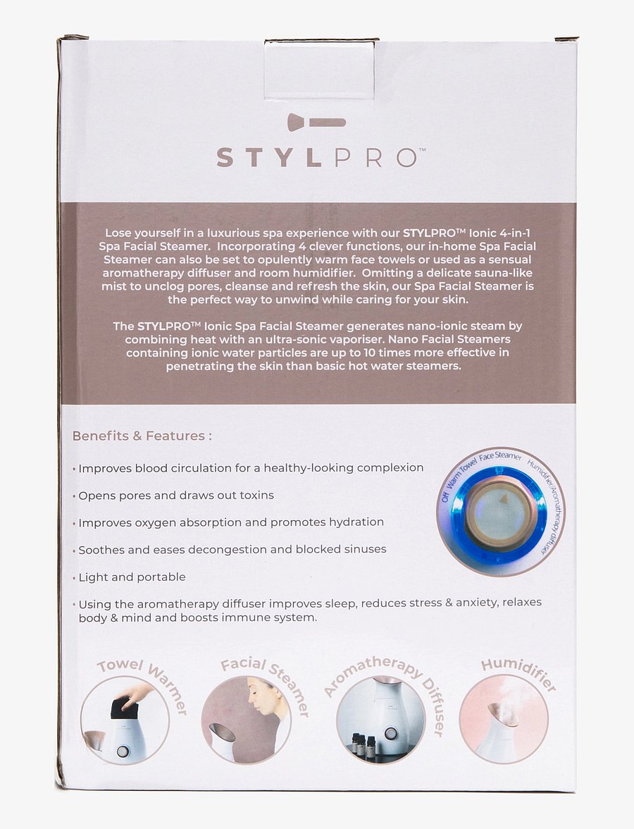 Stylpro - STYLPRO 4 in 1 Facial Steamer - ilu seadmed - white - 3