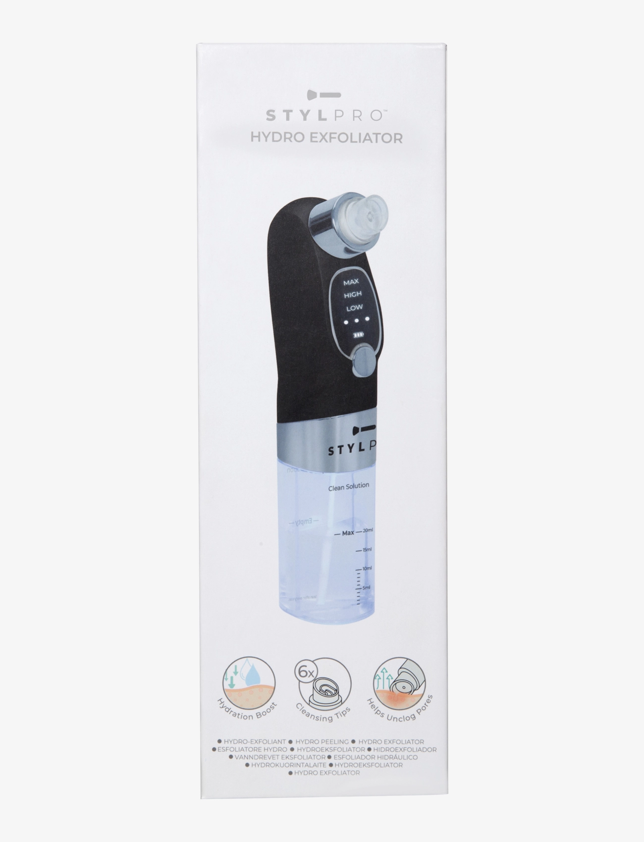 Stylpro - Stylpro Hydro Exfoliator - keha koorimine - black - 2