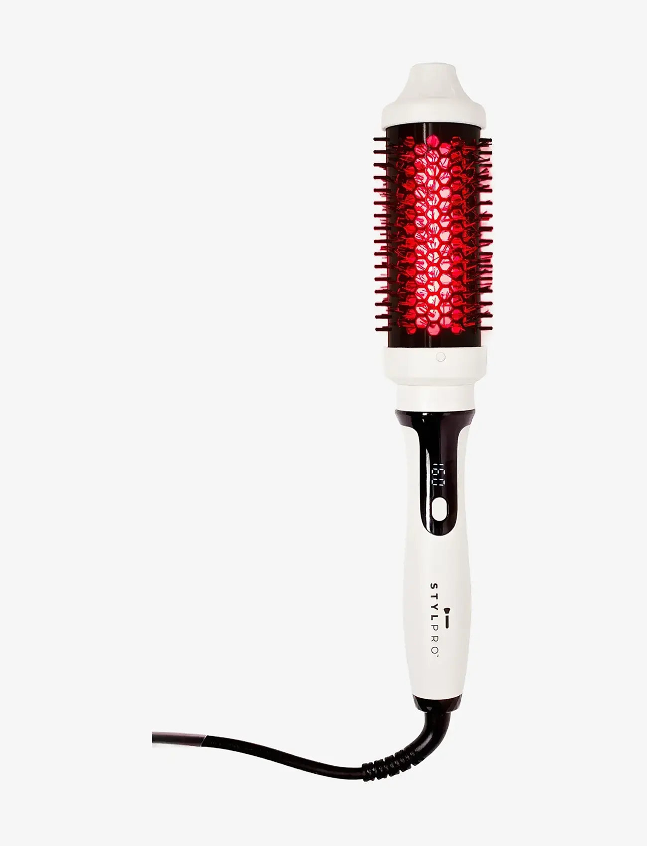 Stylpro - STYLPRO Near-Infrared Heated Hairbrush - stylingbørster - white - 1