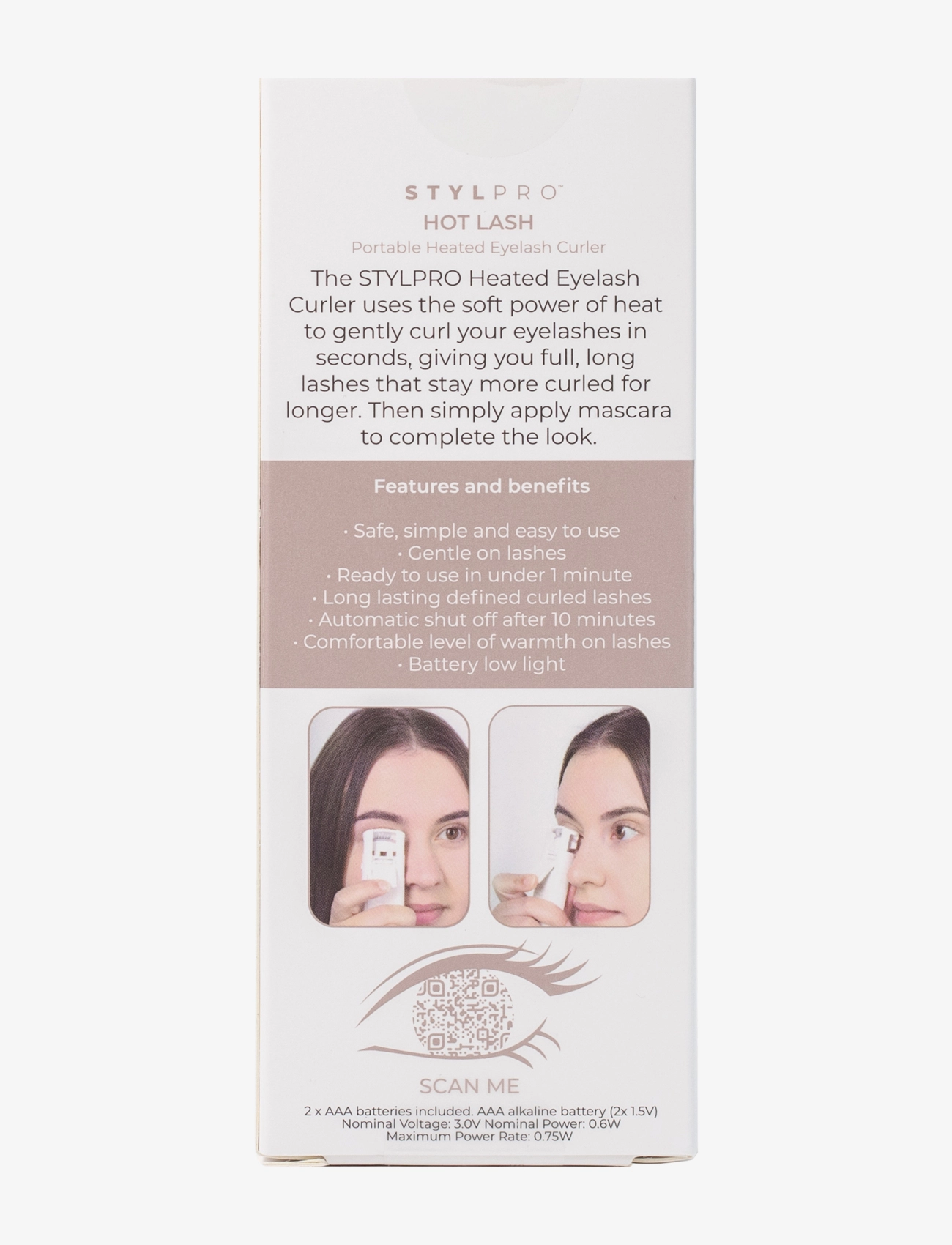 Stylpro - STYLPRO Heated Lash Curler - makeup - white - 3
