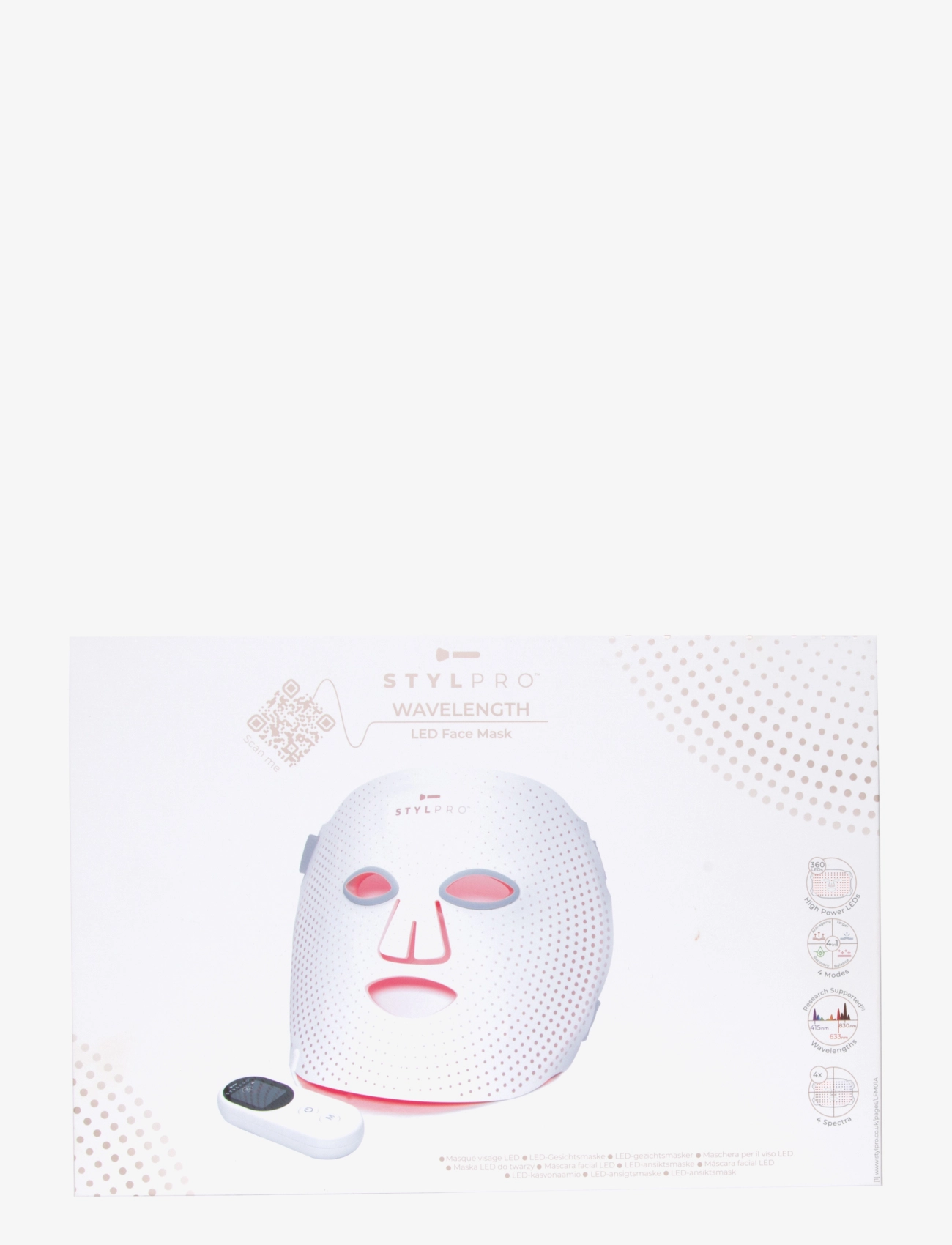 Stylpro - Stylpro LED Wavelength Mask - ansiktsmasker - white - 2