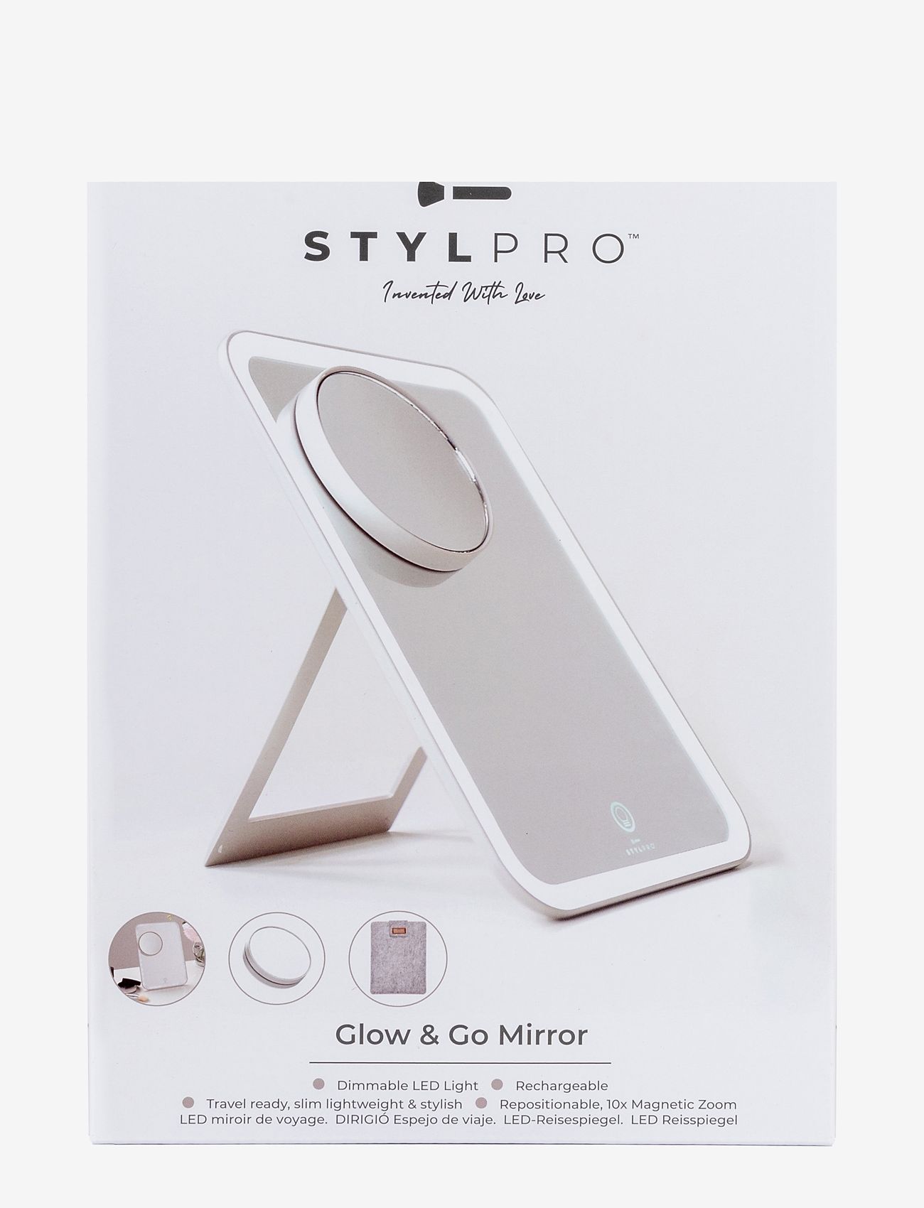 Stylpro - Stylpro Glow & Go Mirror - laveste priser - pink - 1