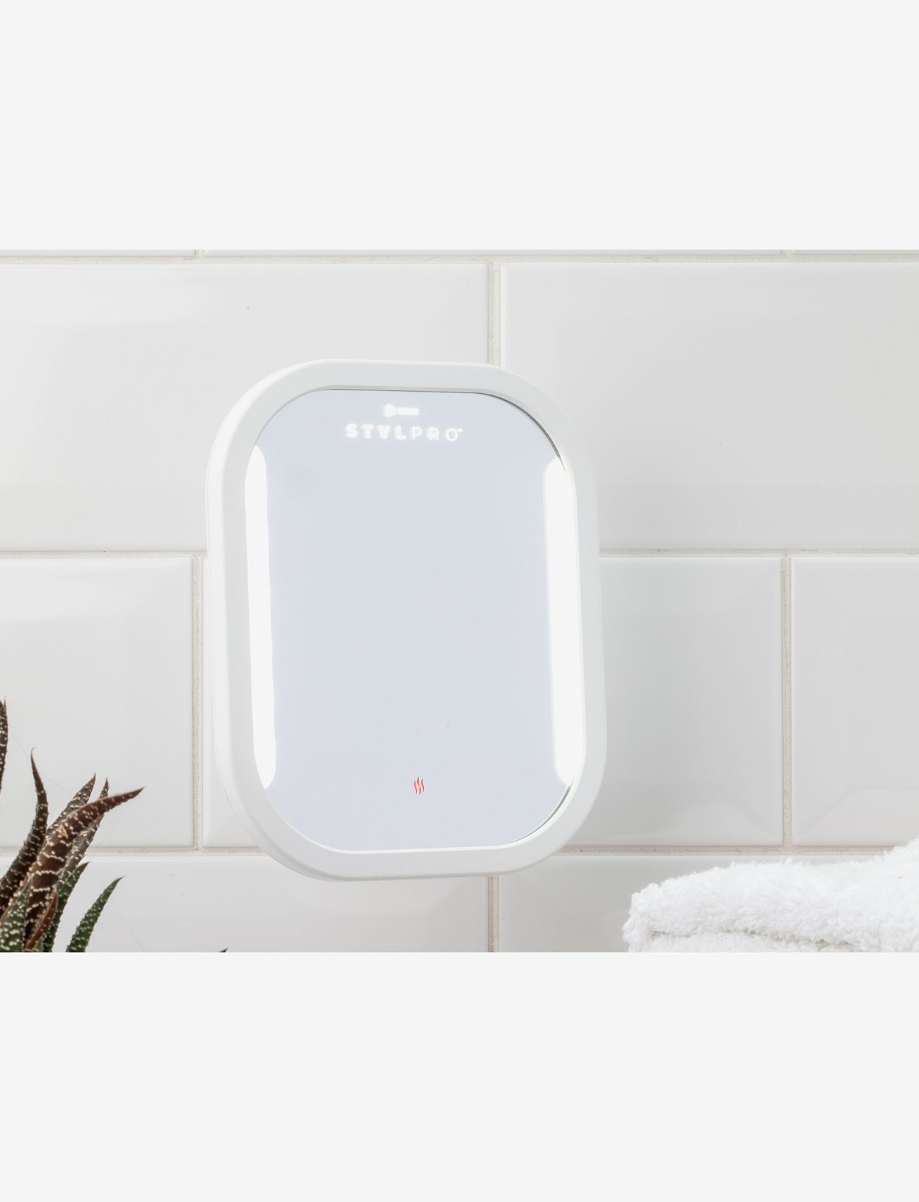 Stylpro - Stylpro AntiFog Bathroom Mirror - kylpyhuonepeilit - white - 3