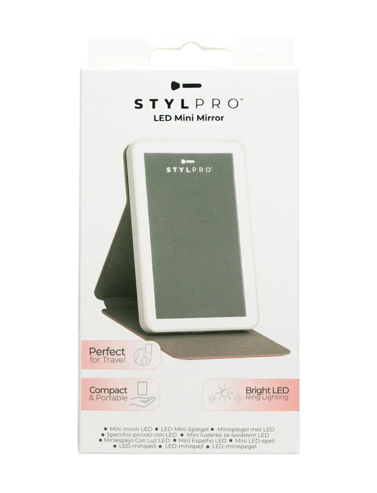 Stylpro STYLPRO LED Mini Mirror - Sminkverktyg & Tillbehör - WHITE / white