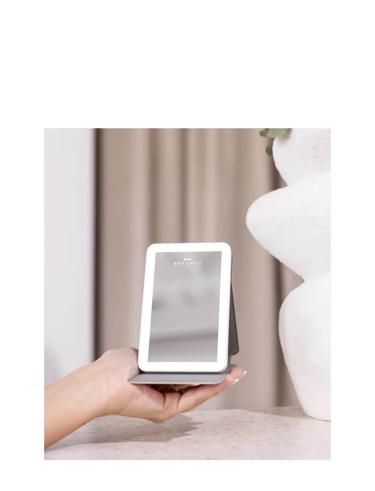 Stylpro - STYLPRO LED Mini Mirror - makeup - white - 2