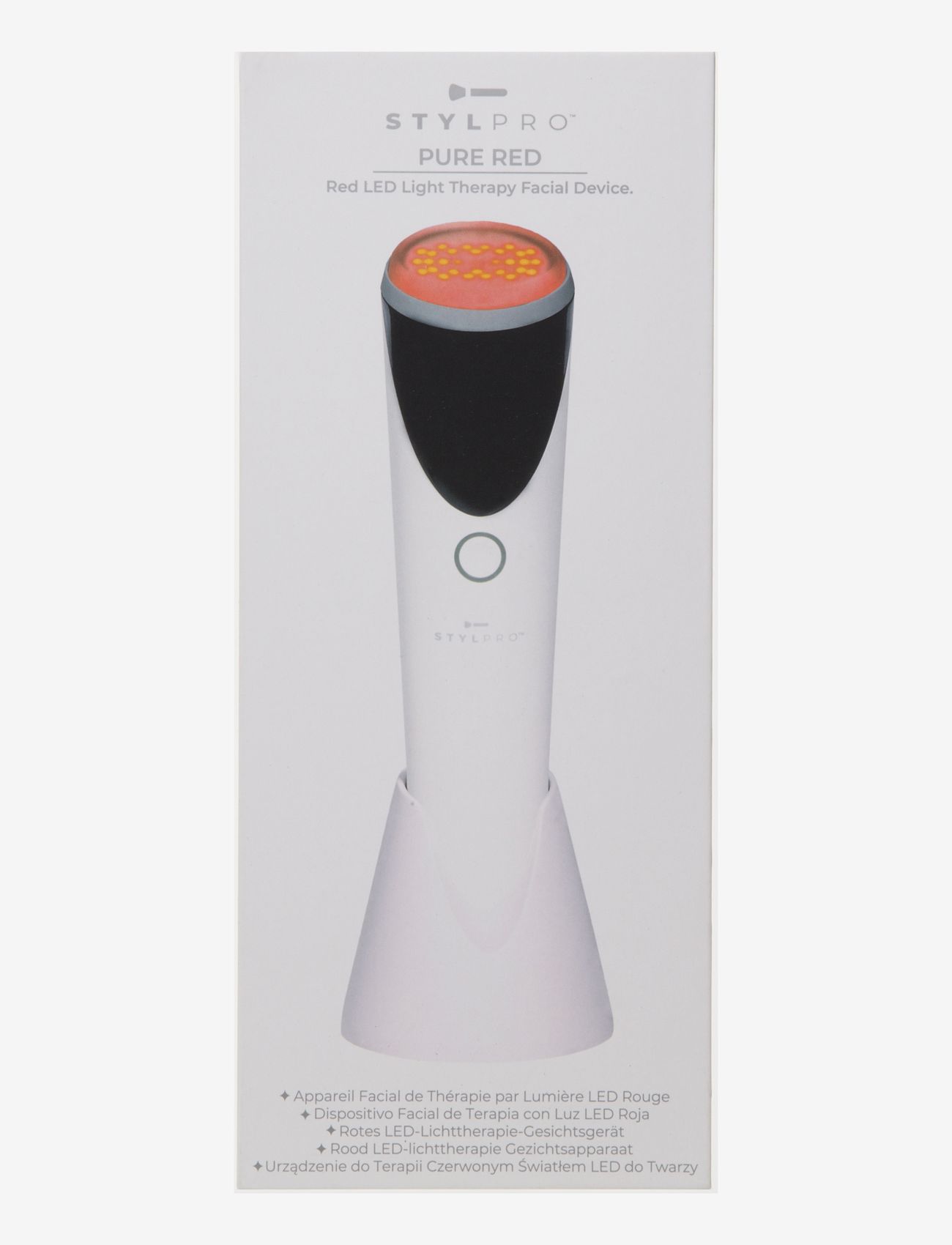 Stylpro - Stylpro Pure Red LED Light Therapy Facial Device - beauty tech - white - 2