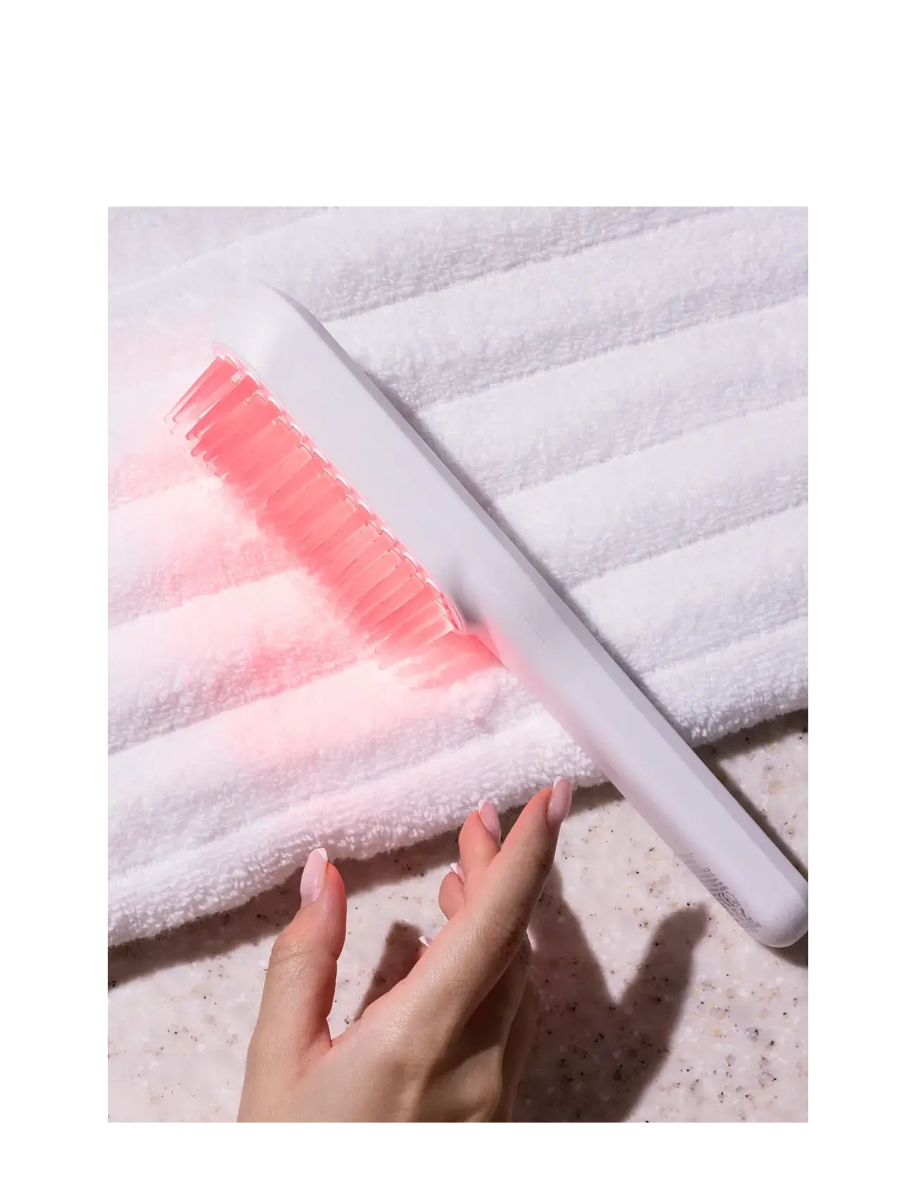 Stylpro - STYLPRO Re-Growth Red Light Hair Brush - varmluftsbørste - white - 3