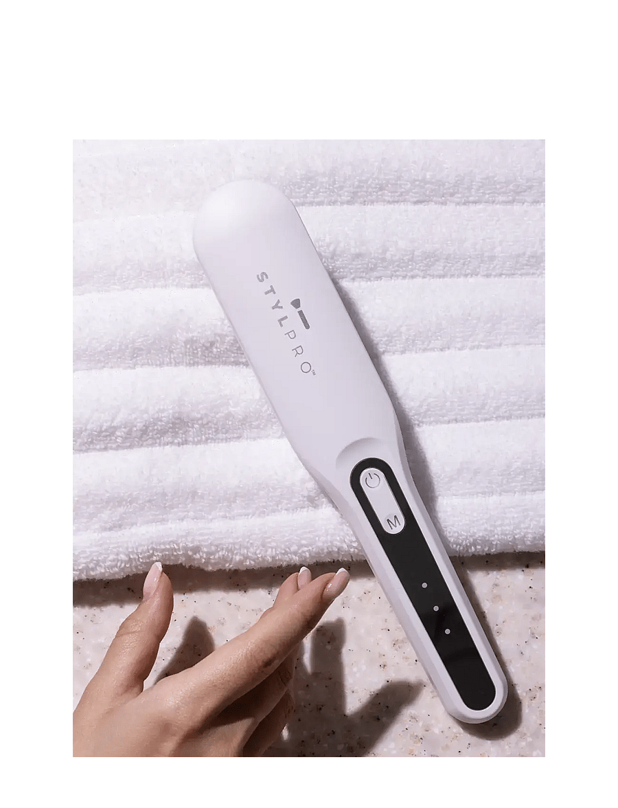 Stylpro - STYLPRO Re-Growth Red Light Hair Brush - föönharjad - white - 4