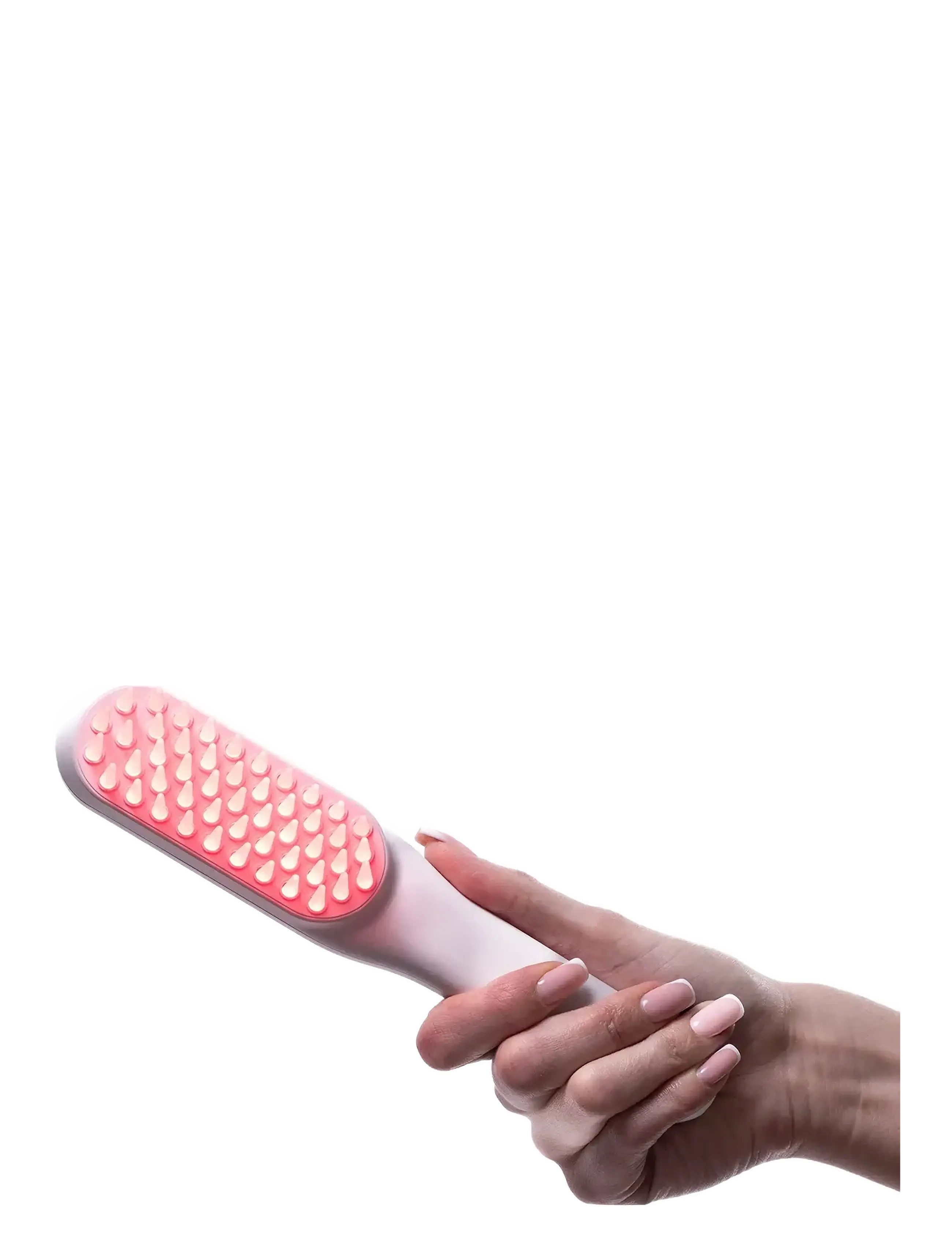 Stylpro - STYLPRO Re-Growth Red Light Hair Brush - varmluftsbørste - white - 5