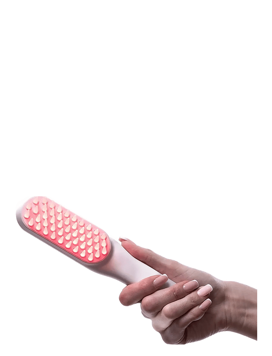 Stylpro - STYLPRO Re-Growth Red Light Hair Brush - föönharjad - white - 5