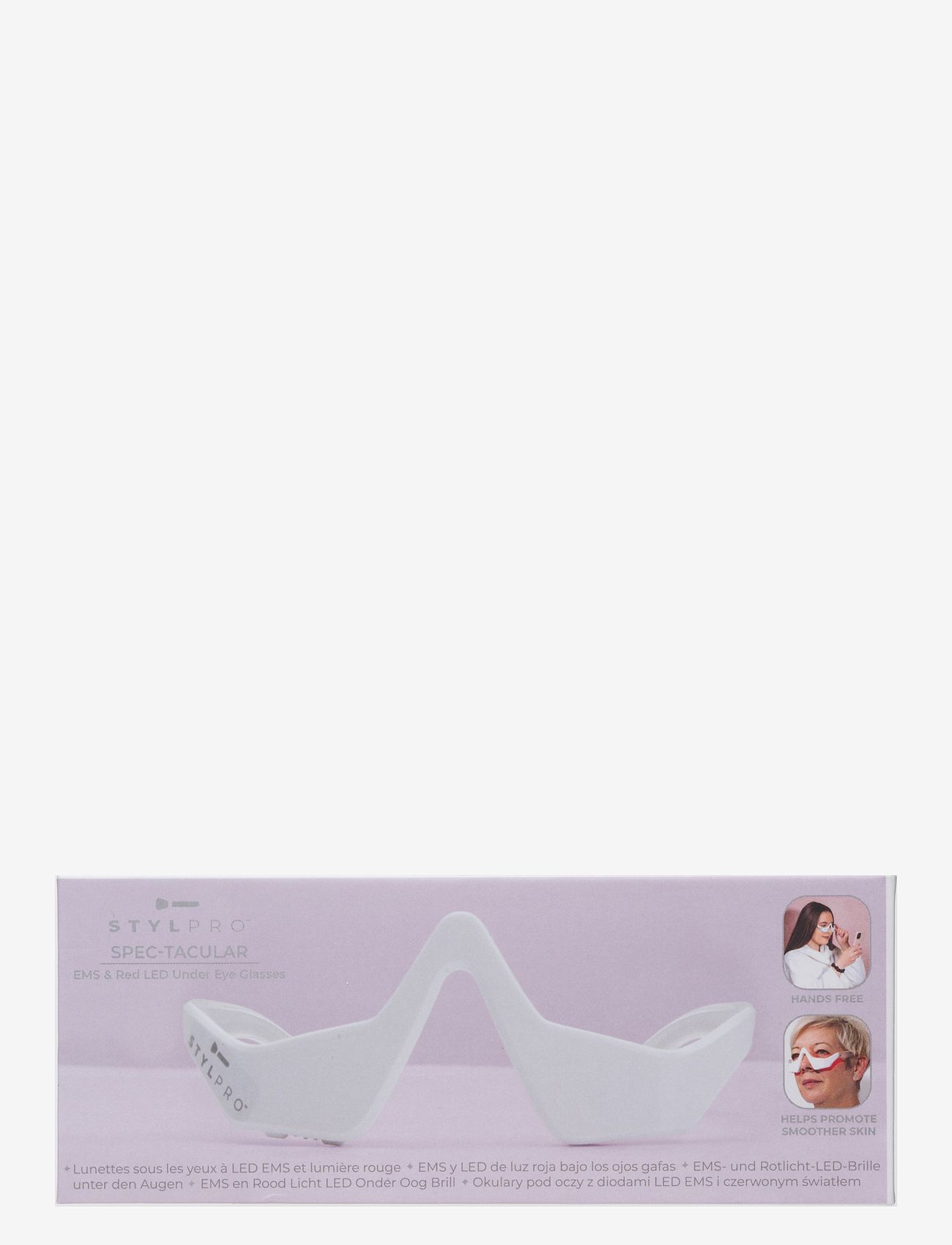 Stylpro - Stylpro Spectacular EMS & Red LED Under Eye Glasses - beauty tech - white - 2
