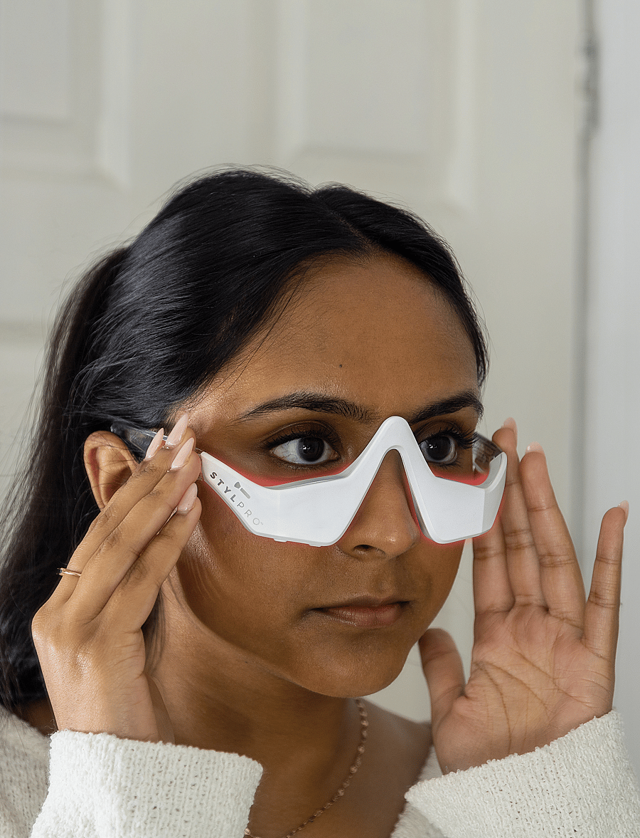 Stylpro - Stylpro Spectacular EMS & Red LED Under Eye Glasses - ilu seadmed - white - 0