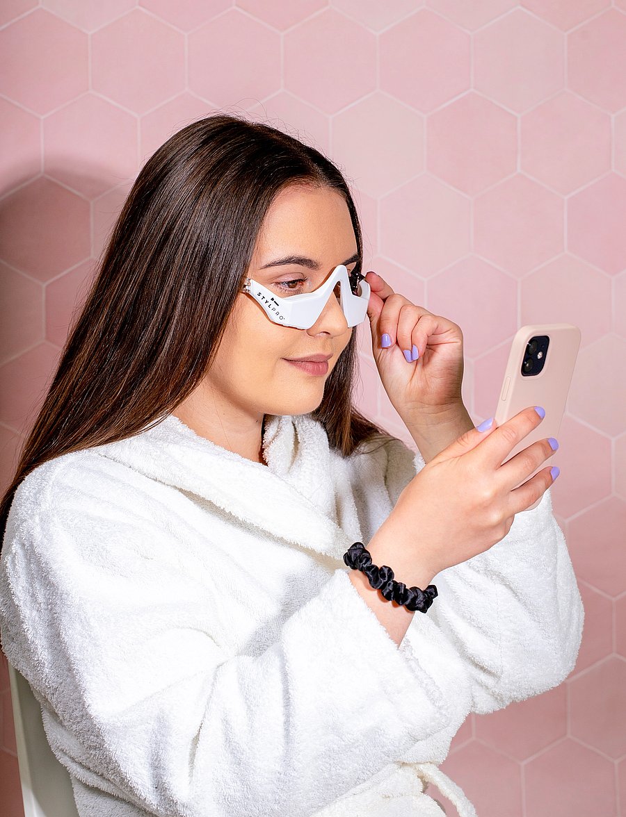 Stylpro - Stylpro Spectacular EMS & Red LED Under Eye Glasses - ilu seadmed - white - 5