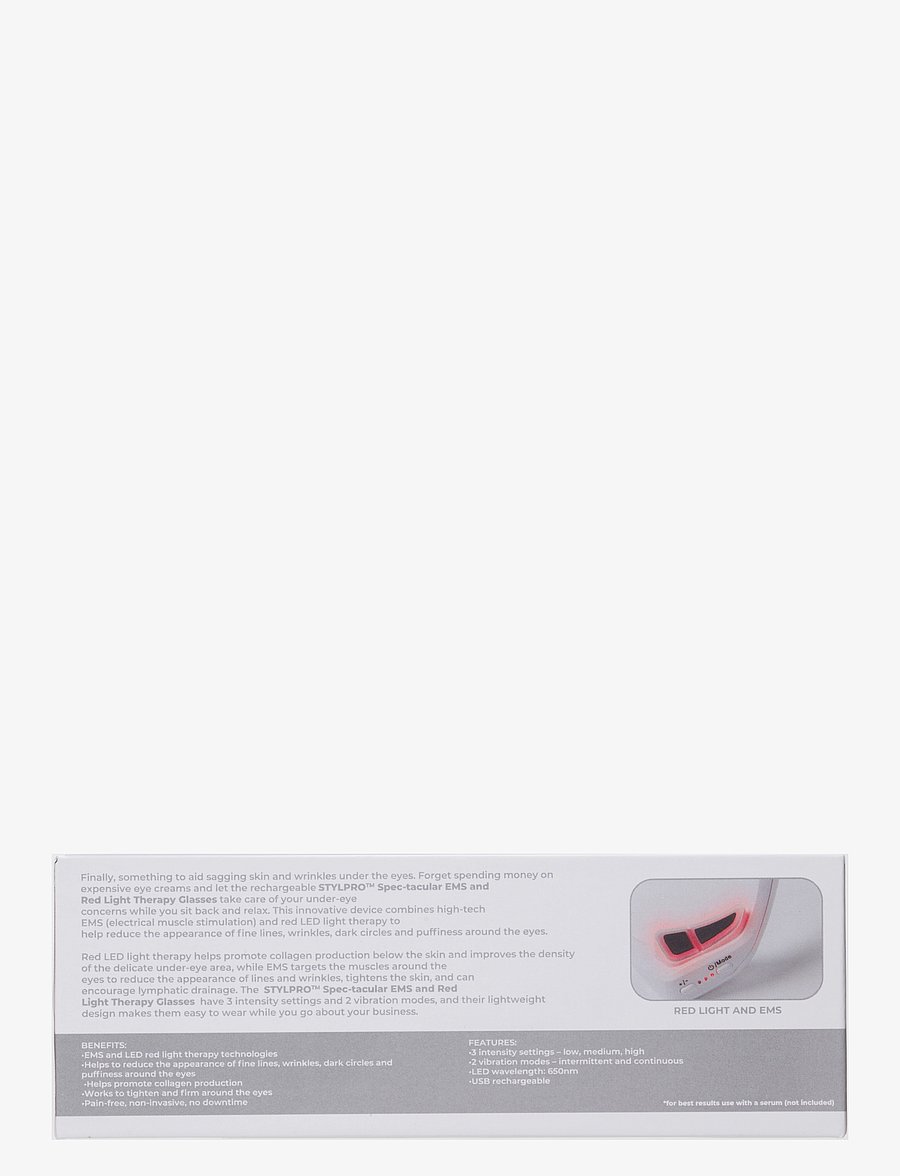 Stylpro - Stylpro Spectacular EMS & Red LED Under Eye Glasses - ilu seadmed - white - 3