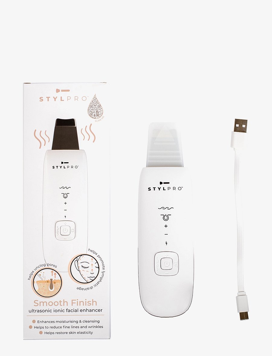 Stylpro - Stylpro Smooth Finish Ultrasonice Ionic Facial Enhancer - beauty tech - white - 4