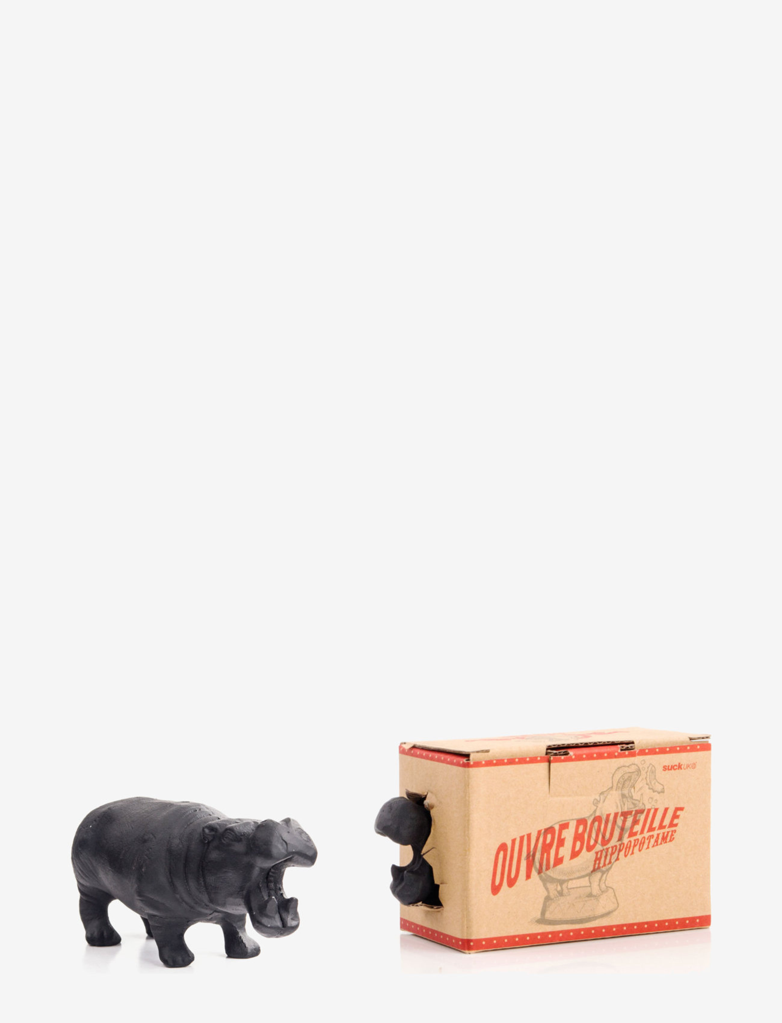 Suck UK - Bottle Opener Hippo - black - 0