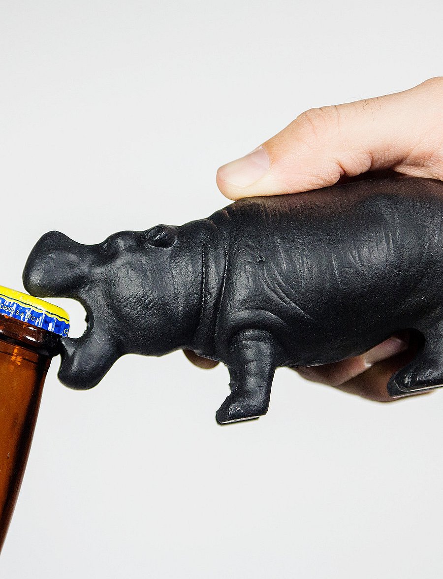 Suck UK - Bottle Opener Hippo - black - 2