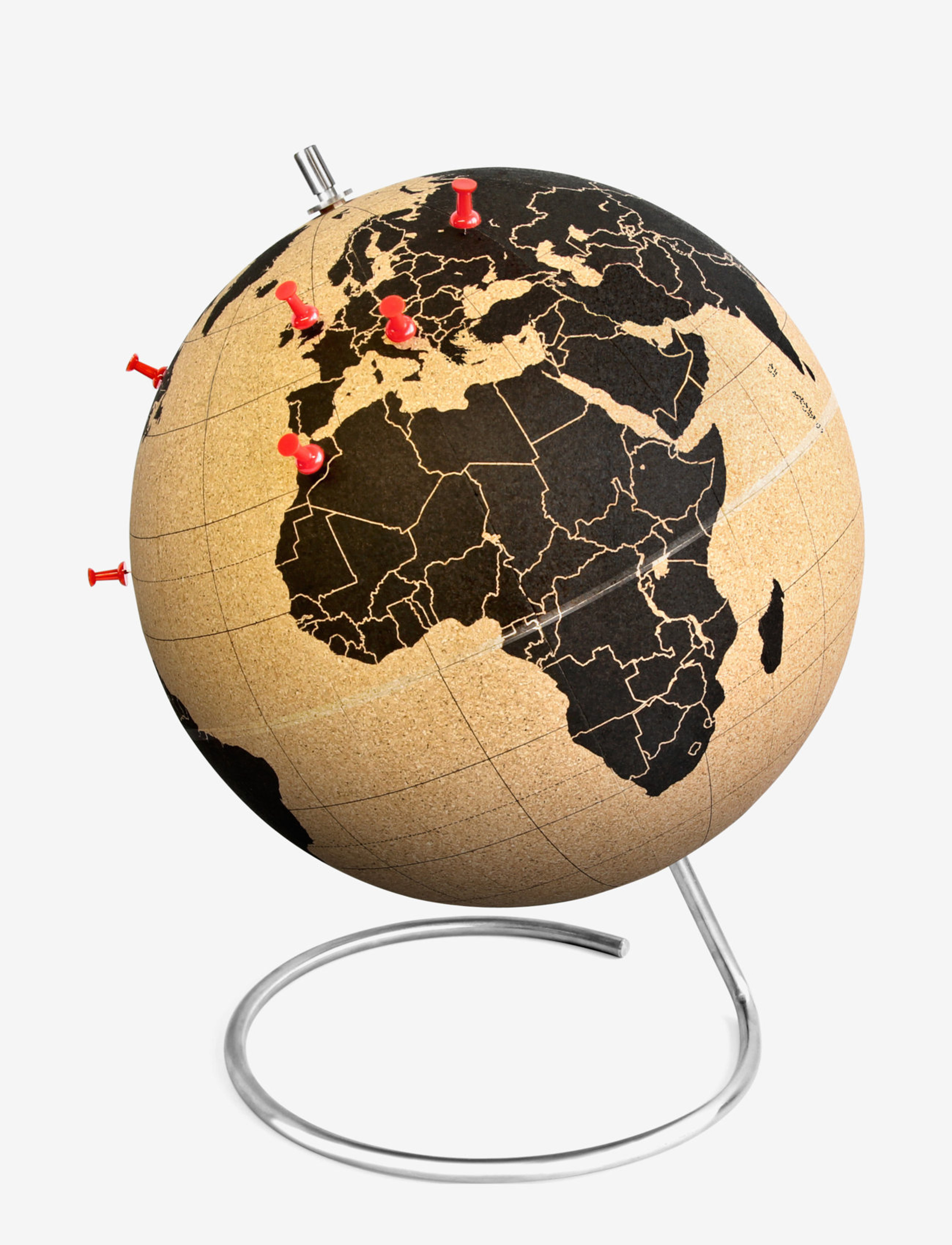 SUCK UK Cork Globe Beige - Ø25X30CM - Unisex