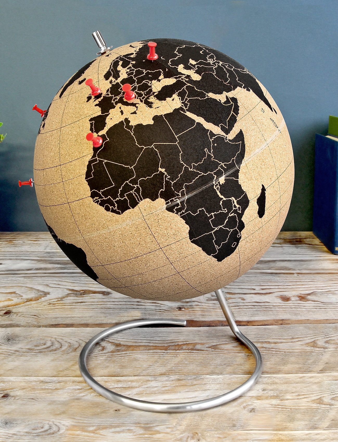 Suck UK Cork Globe, Ø25X30 cm, Decoration, Beige - Decorative Accessories-details, Homeware