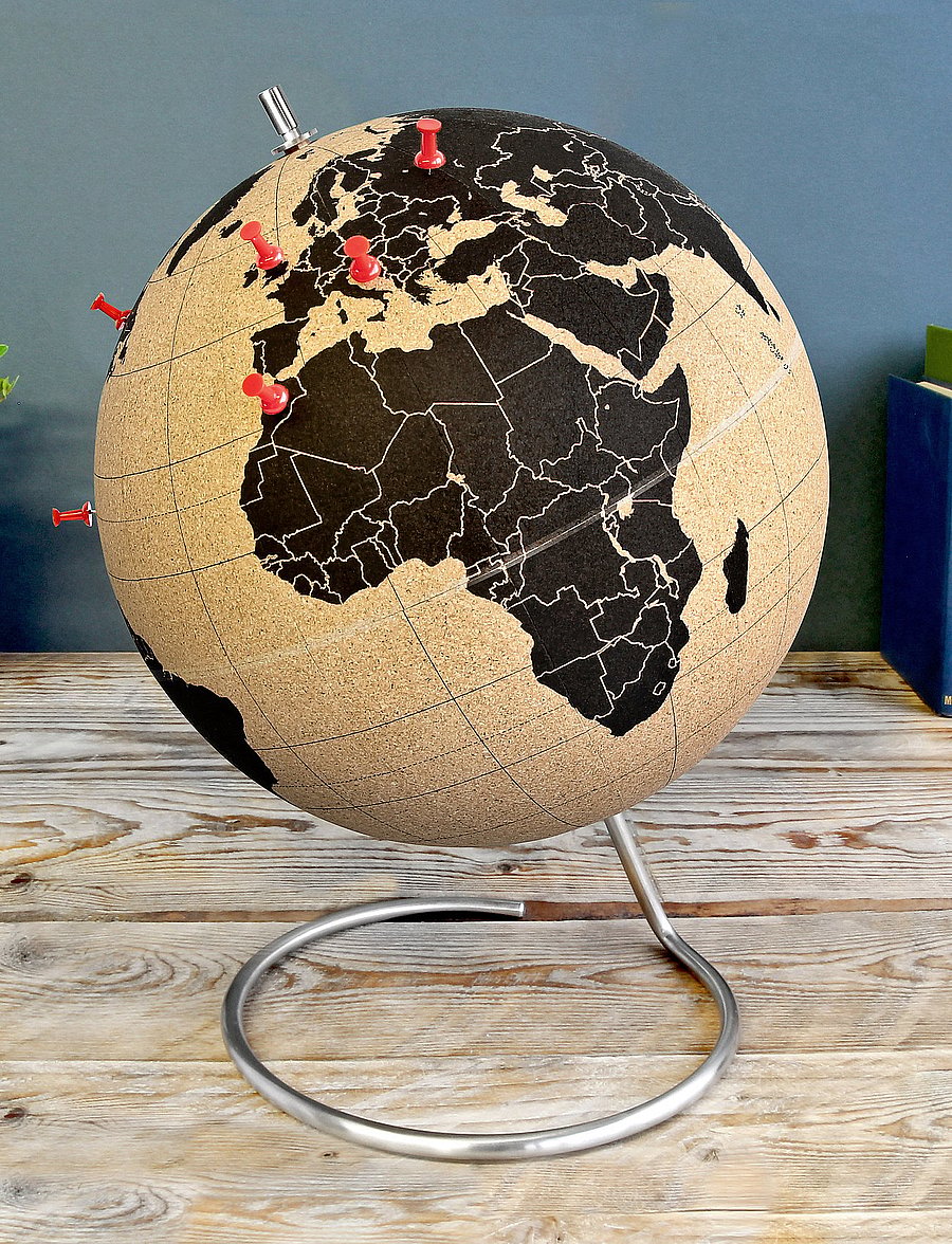 Suck UK - CORK GLOBE - dekorative wohnaccessoires - cork - 4