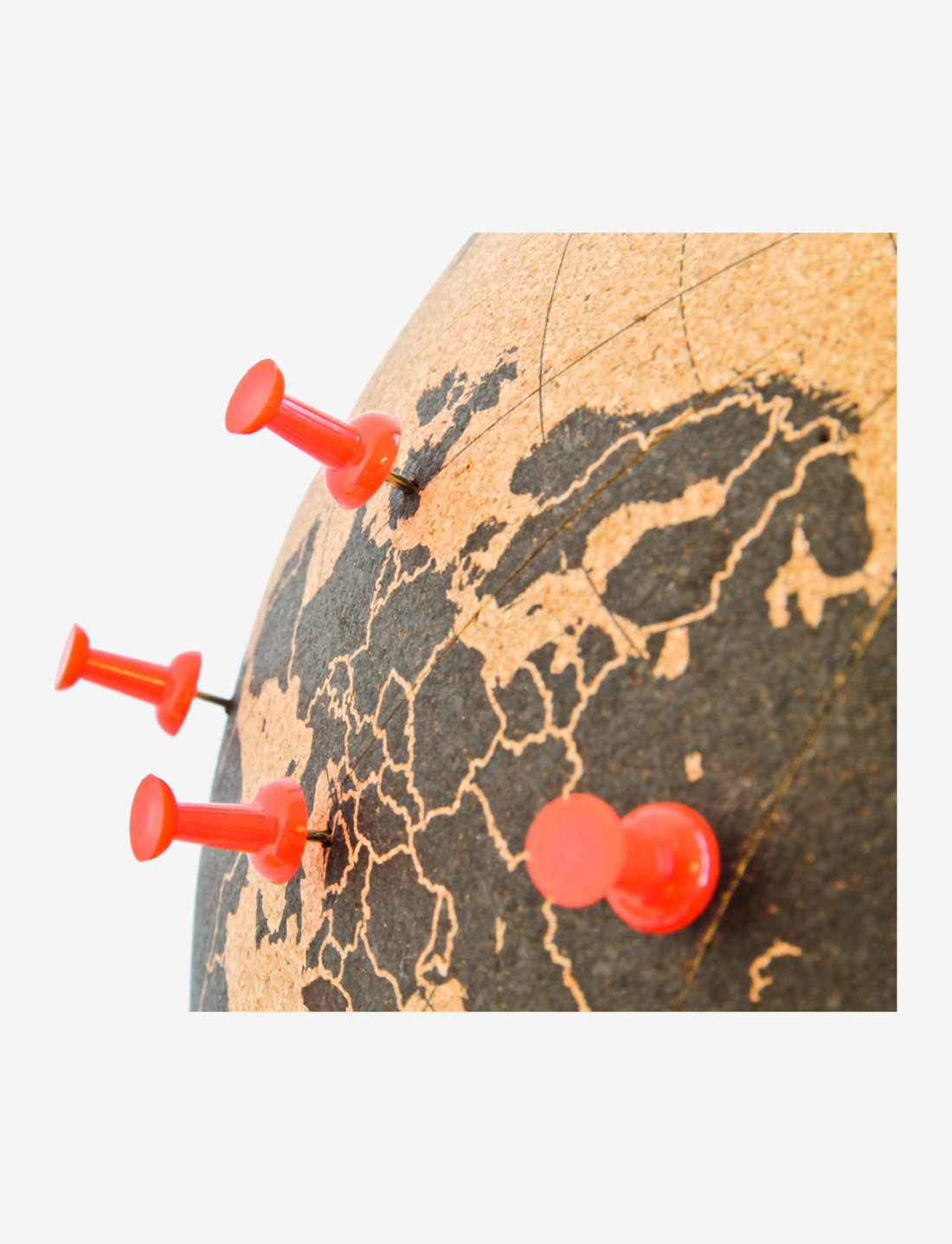 Suck UK - CORK GLOBE - dekoratsioonid - cork - 2