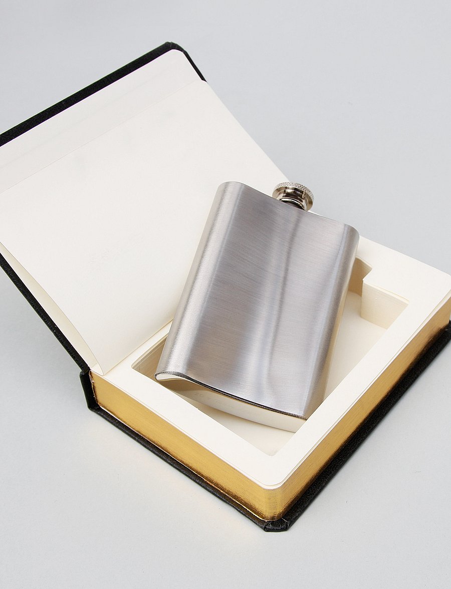 Suck UK - Flask In A Book Fancy Black - valentino dienos dovanos - black - 4