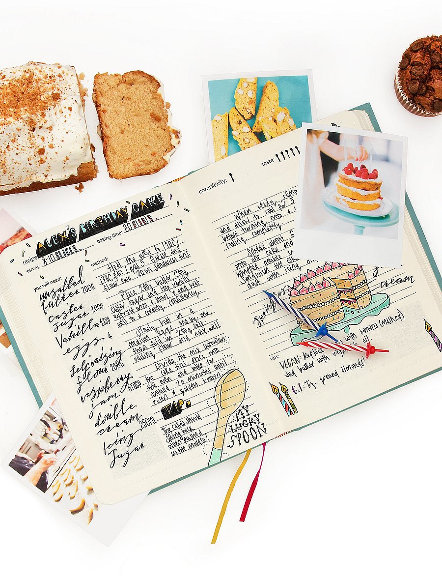 Suck UK - My Baking Journal - die niedrigsten preise - turquiose - 3