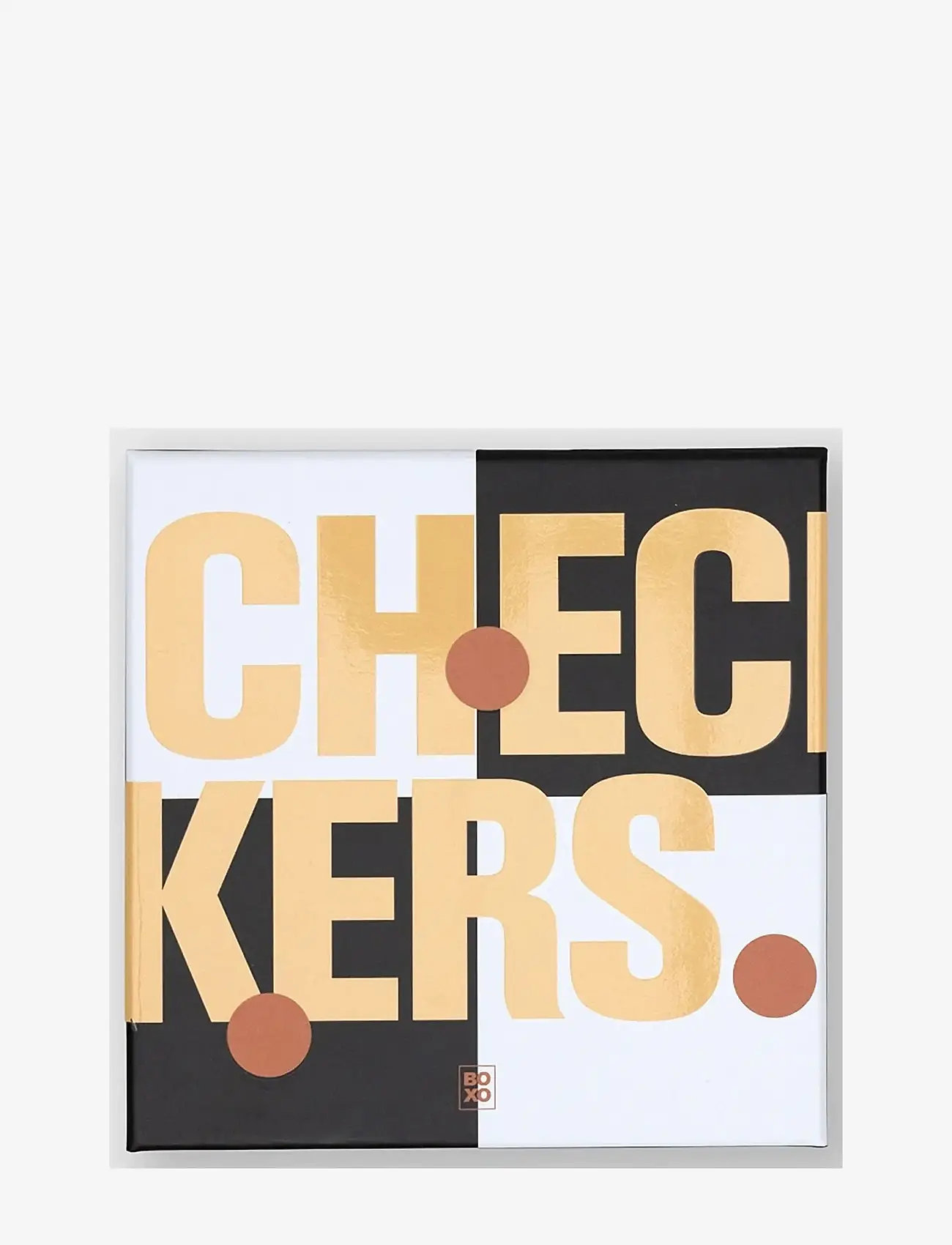 Suck UK - BOXO CHECKERS SET - brettspiele - black - 1