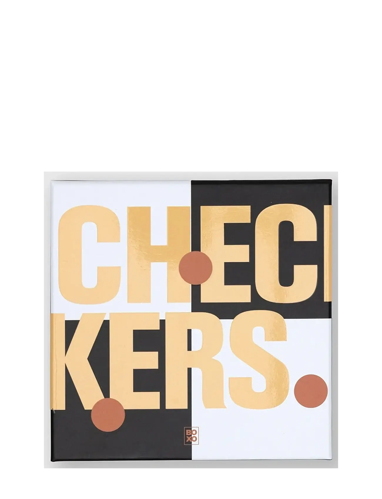 Suck UK BOXO CHECKERS SET - Suck UK - BLACK / black