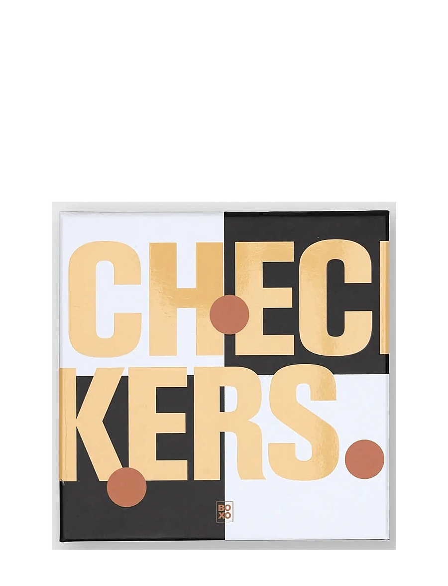 Suck UK - BOXO CHECKERS SET - lauamängud - black - 1