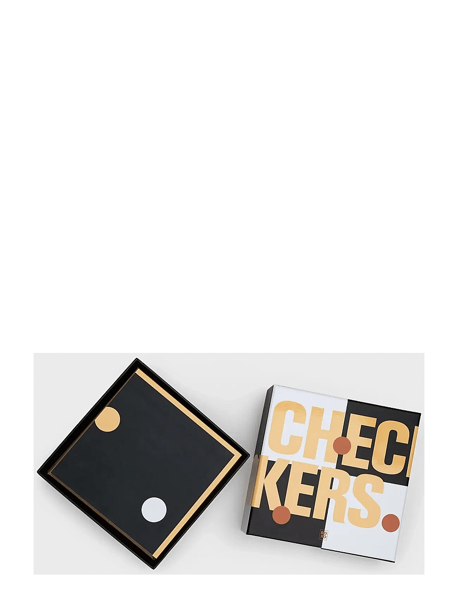 Suck UK - BOXO CHECKERS SET - lauamängud - black - 2