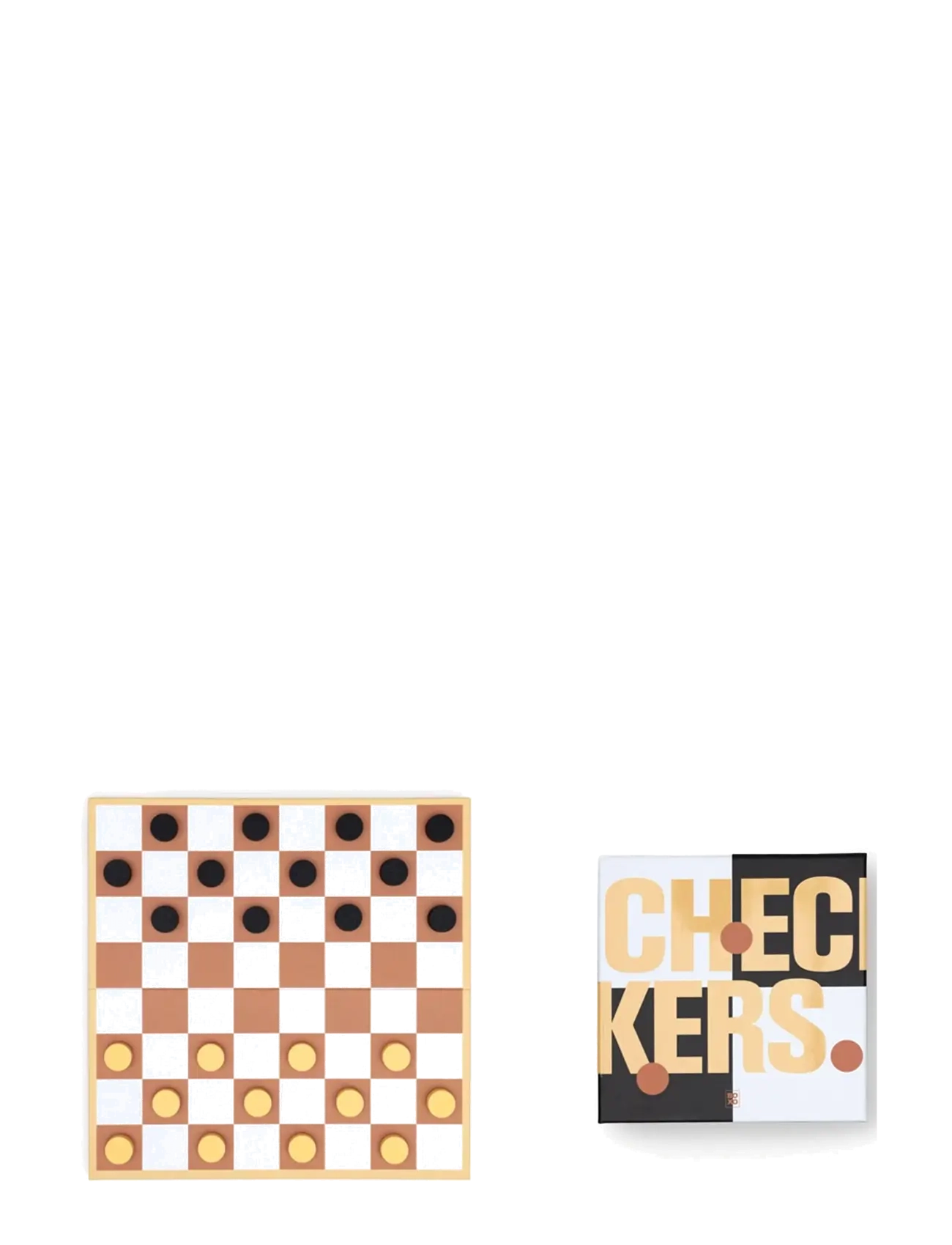 Suck UK - BOXO CHECKERS SET - brettspiele - black - 4