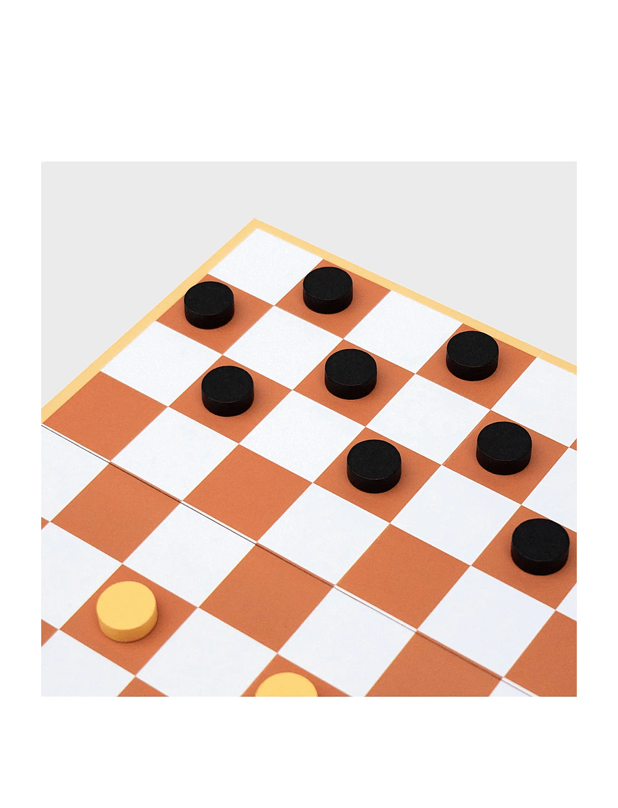 Suck UK - BOXO CHECKERS SET - lauamängud - black - 5