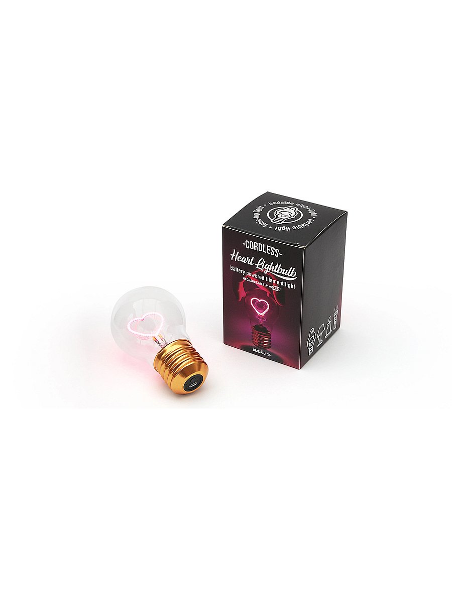 Suck UK - Cordless Heart Lightbulb - schreibtisch- & tischlampen - multi - 0
