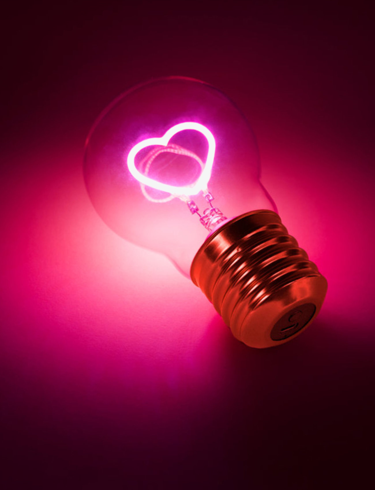 Suck UK - Cordless Heart Lightbulb - laveste priser - multi - 2