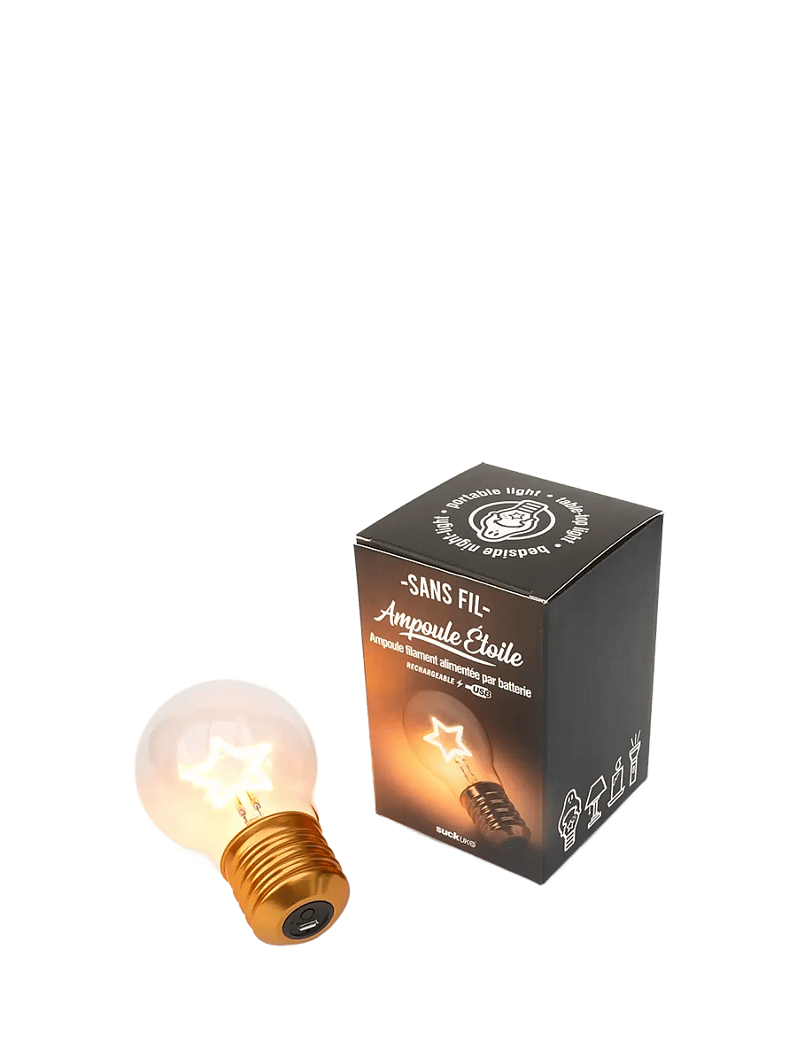 Suck UK - Cordless Star Lightbulb - nicht dimmbar - multi - 1